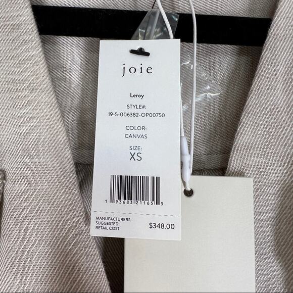 NWT NEW Joie Leroy Linen Jumpsuit in XS - Picture 9 of 9